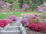 Rachel at Azalea Garden entrance