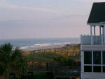 evening view with neighboring balcony and boardwalks, 5:31 p.m. September 28, 2006
