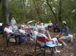 Bill, Agnes, Linda, Virginia, Martin, Jeanie, Martha, Rose, our host Ron (wearing a hat), Sue, and Lesta (99 years old).