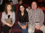 Vi, Thu Oanh, and Joe, right before the performance.