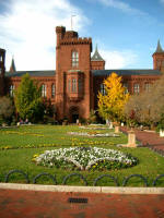 Enid A. Haupt rooftop garden and Smithsonian Castle