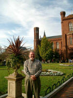 Joe at the Smithsonian's Enid A. Haupt rooftop garden