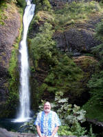 Joe, and a last look at selected waterfalls we came to visit, located in metropolitan Portland's backyard, on June 26.
