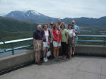 Daddy, Mother, Jay, Amber, Tim, Anita, Ruth, and Joe after filling up on lunch in the Visitor Center's restaurant.