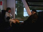 Ruth & Eugen on the 3:47 train back to Bretten; we all arrived at 6:38 and ate a marvelous supper at 7:45 p.m.