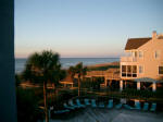 looking over to the seashore from Trinas balcony