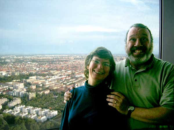 On the top of the Olympic Tower